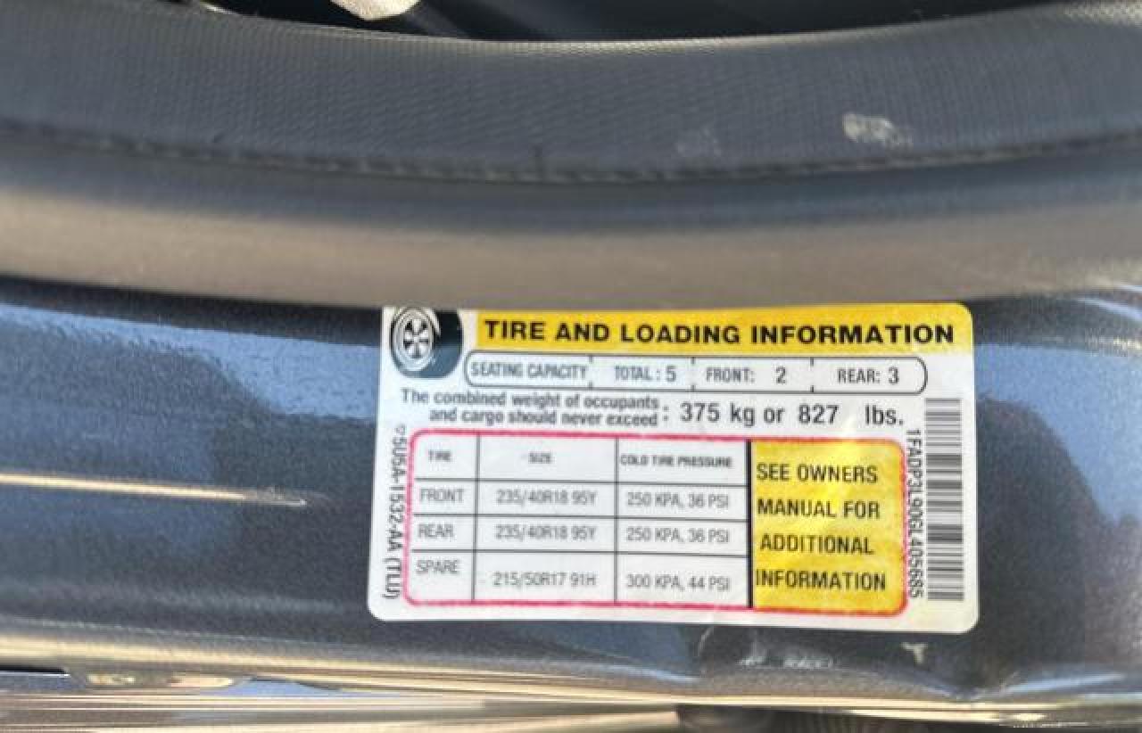 1FADP3L90GL405685 2016 Ford Focus St