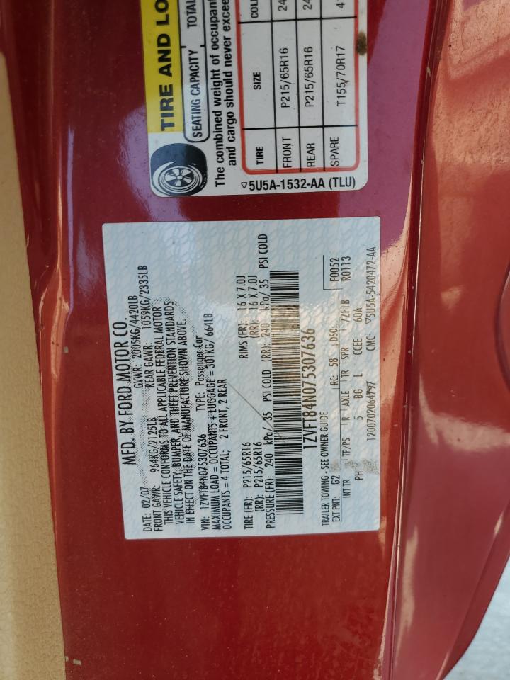 1ZVFT84N075307636 2007 Ford Mustang