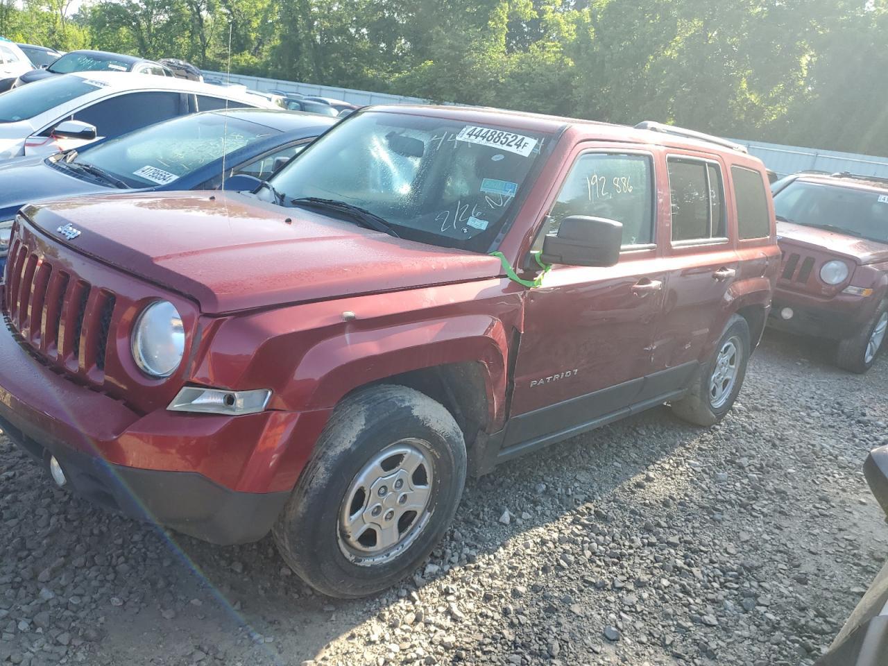 2016 Jeep Patriot Sport vin: 1C4NJPBA6GD514519