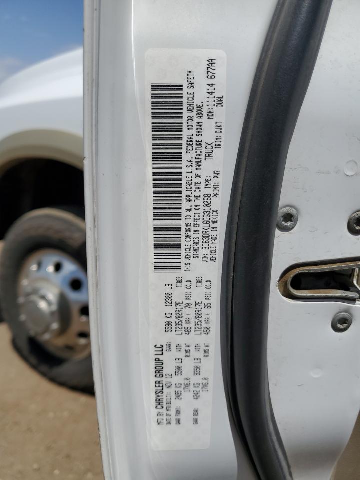 3C63DRKL6CG310268 2012 Dodge Ram 3500 Longhorn