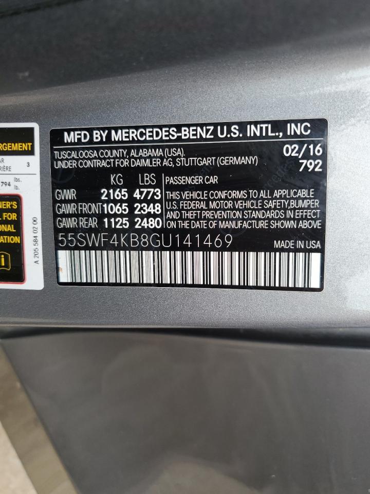 55SWF4KB8GU141469 2016 Mercedes-Benz C 300 4Matic