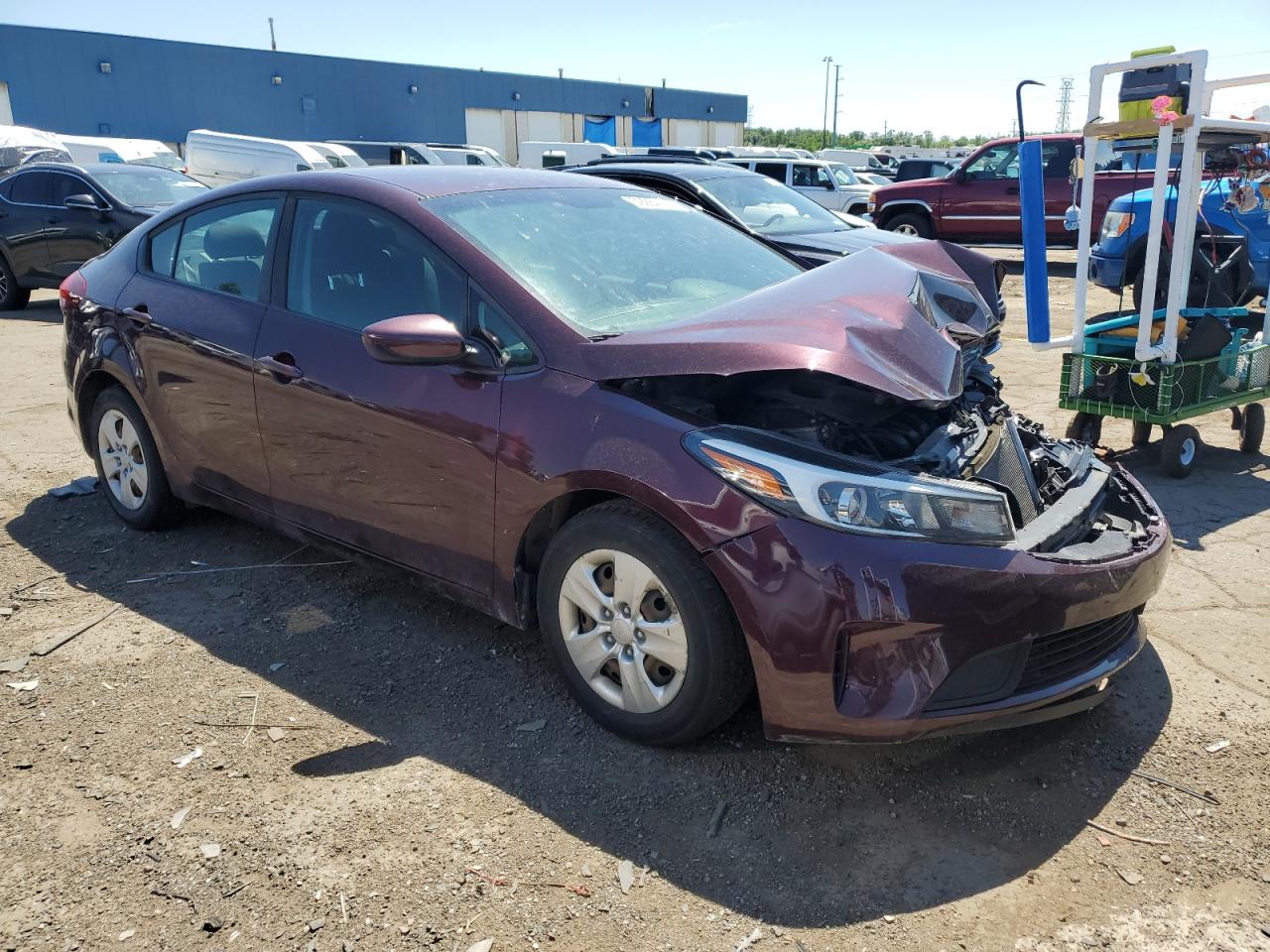 2017 Kia Forte Lx vin: 3KPFK4A70HE113523