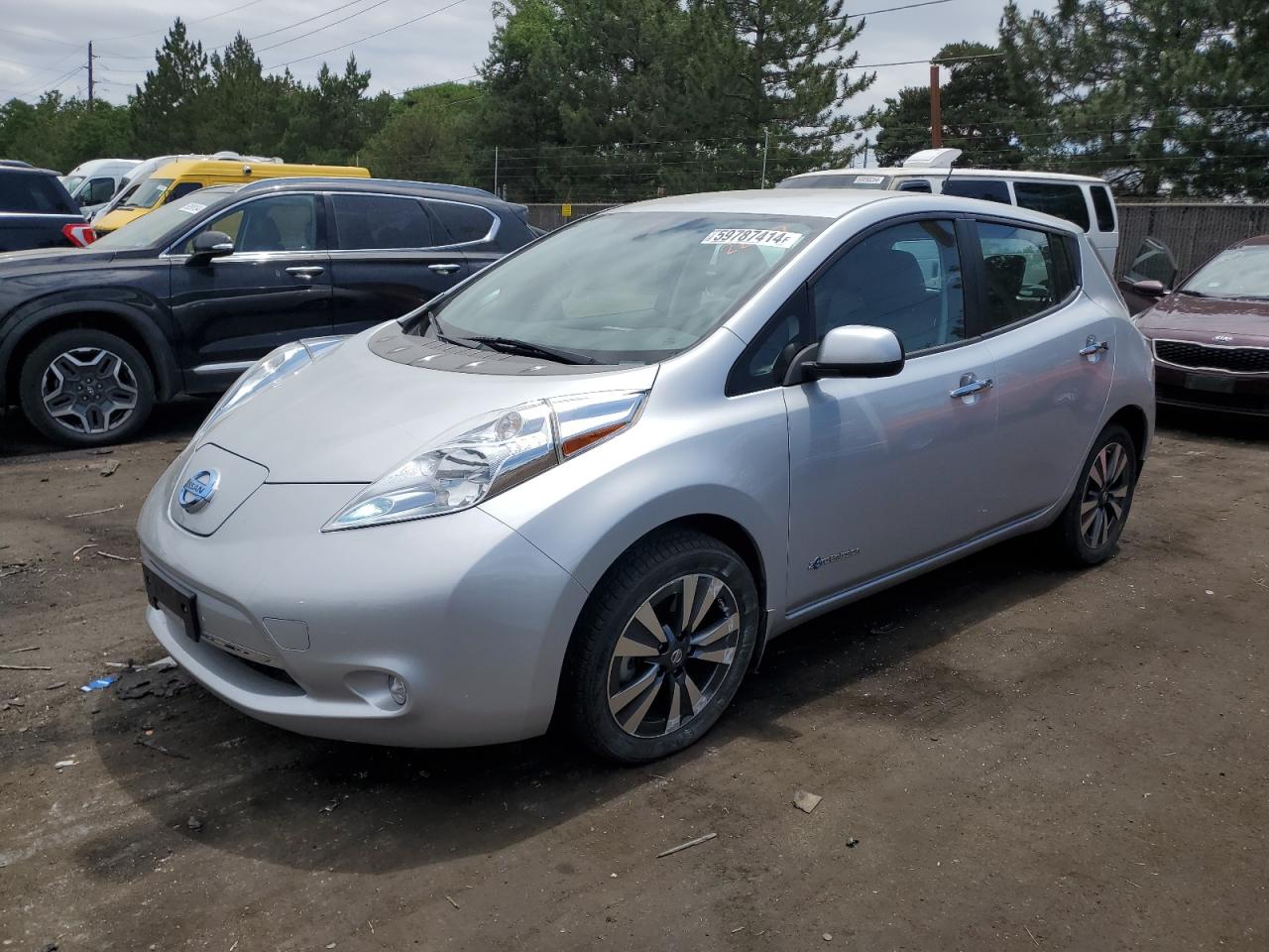 2017 Nissan Leaf S vin: 1N4BZ0CP3HC302373