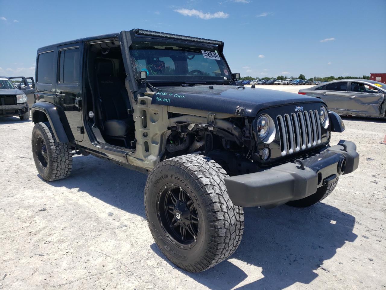 1C4HJWEGXGL239265 2016 Jeep Wrangler Unlimited Sahara