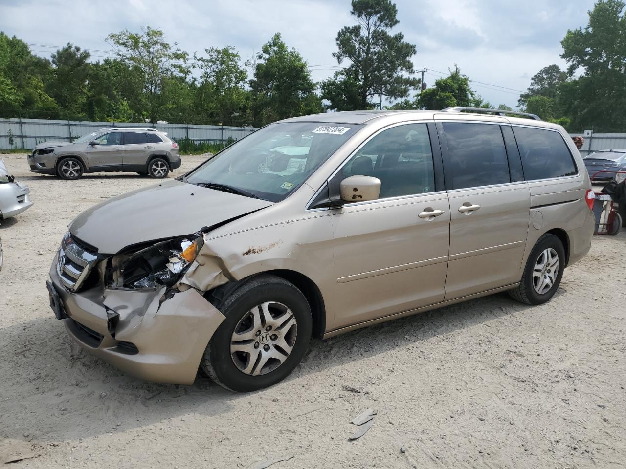 5FNRL38657B107839 2007 Honda Odyssey Exl