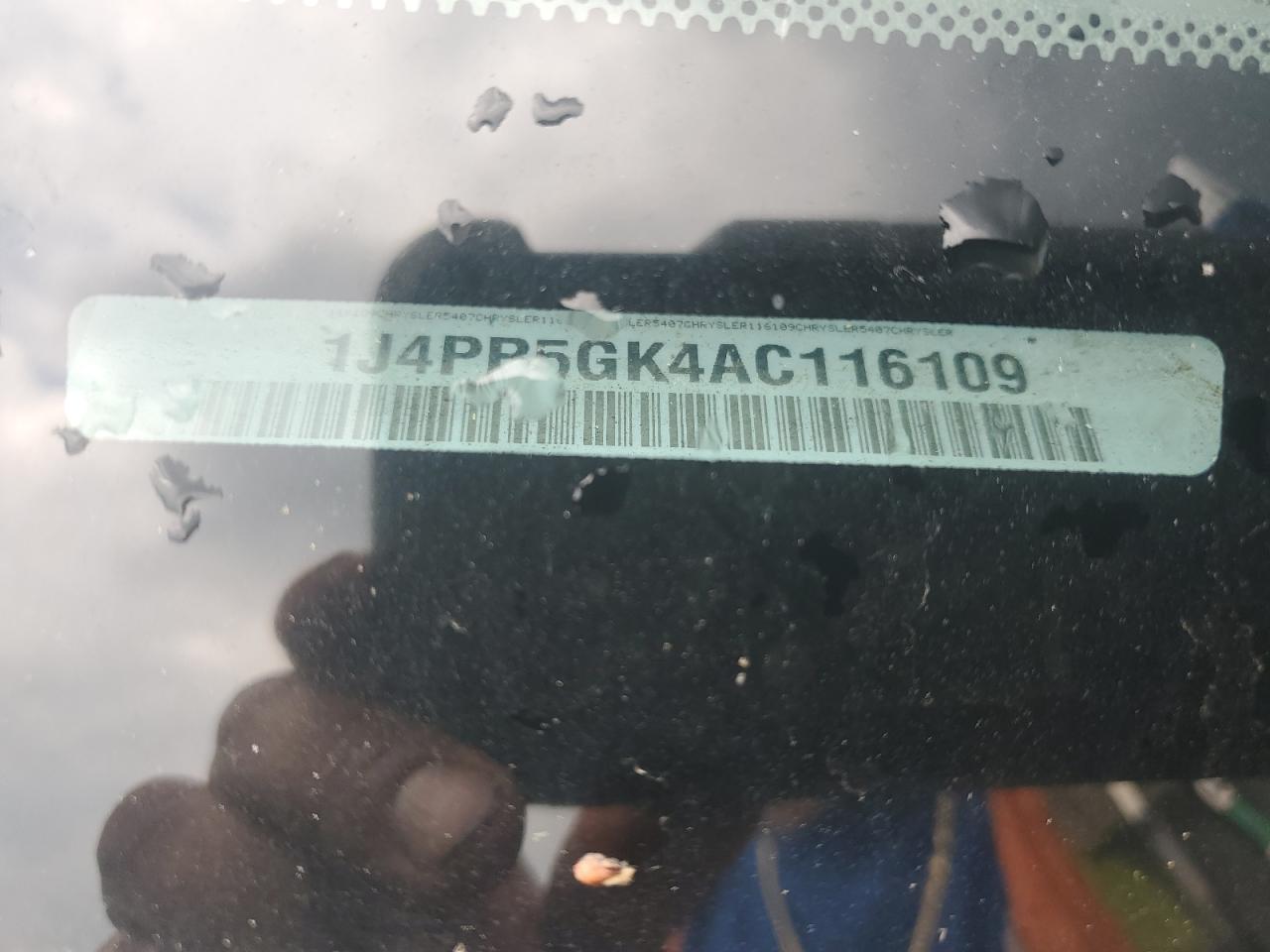 1J4PR5GK4AC116109 2010 Jeep Grand Cherokee Limited