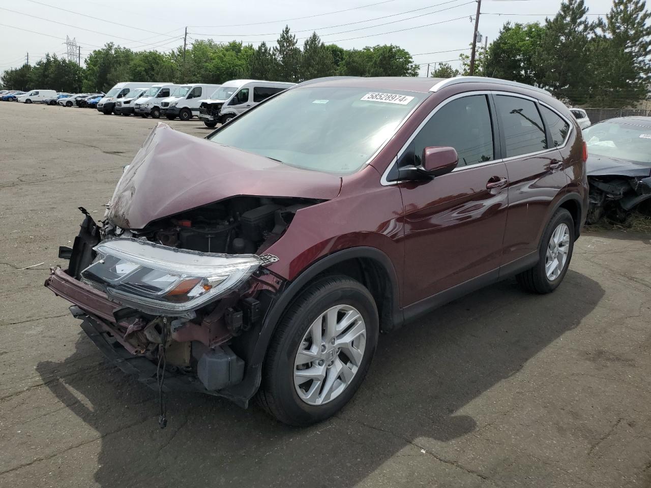 2016 Honda Cr-V Exl vin: 2HKRM4H7XGH678143