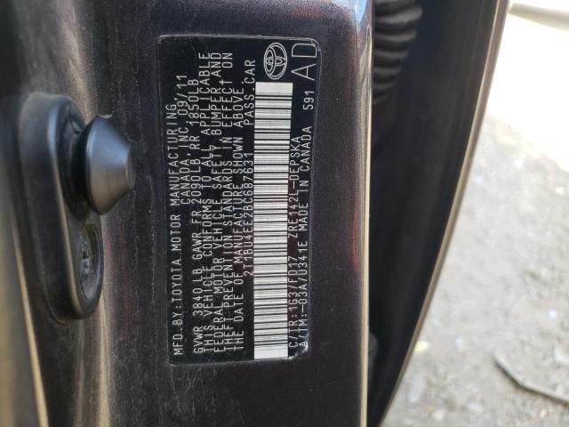 2011 Toyota Corolla Base VIN: 2T1BU4EE2BC687631 Lot: 60552884