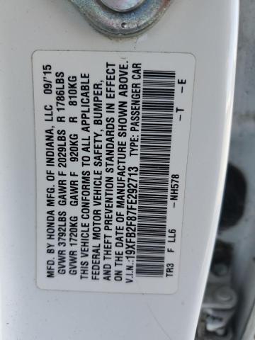 19XFB2F87FE292713 2015 HONDA CIVIC - Image 13