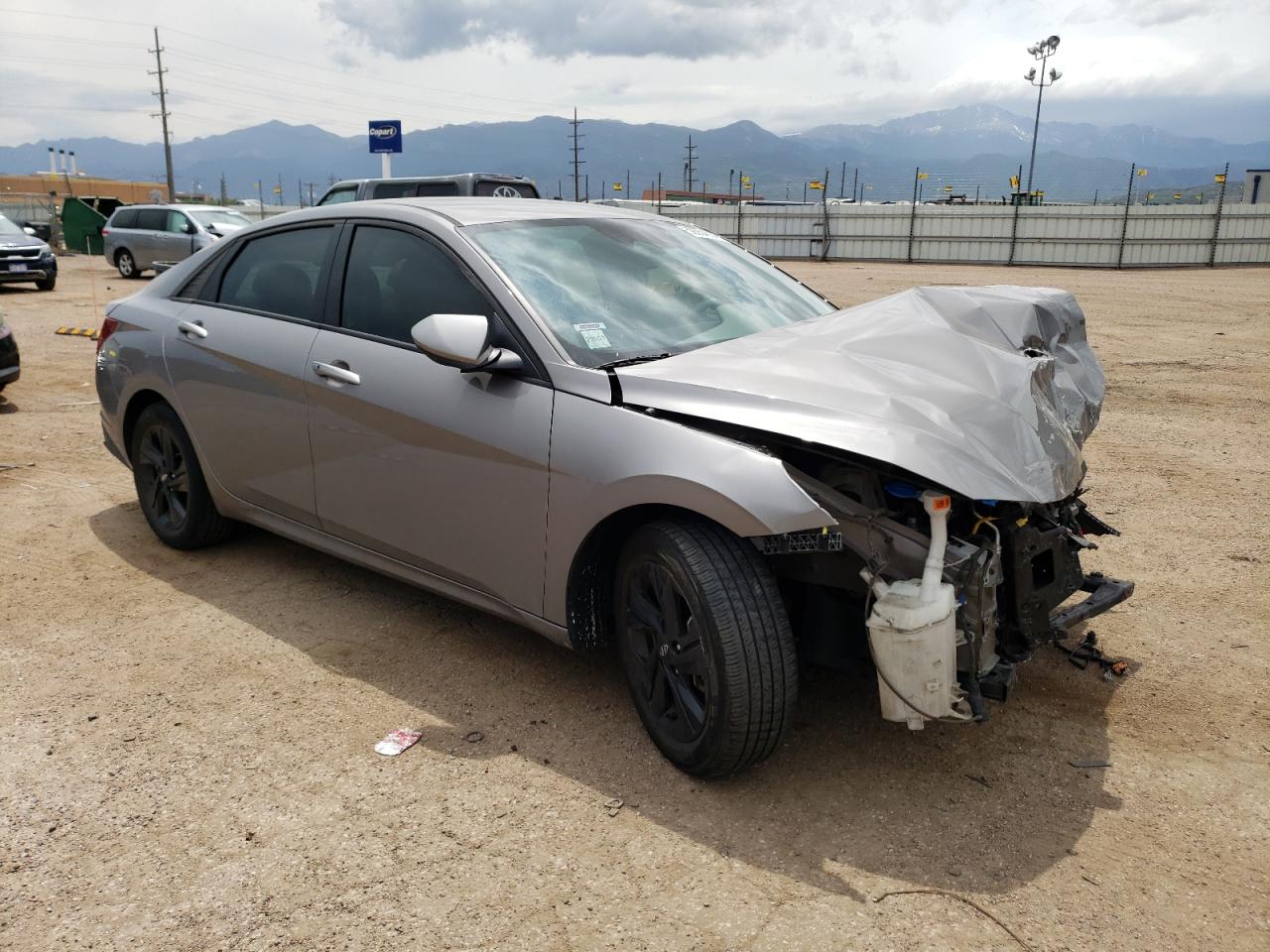 2021 Hyundai Elantra Sel vin: KMHLS4AG2MU066277