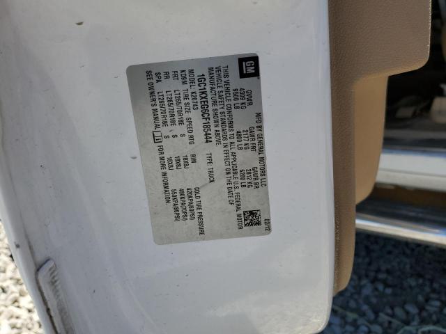 2012 Chevrolet Silverado K2500 Heavy Duty Lt VIN: 1GC1KXEG6CF185444 Lot: 57842344