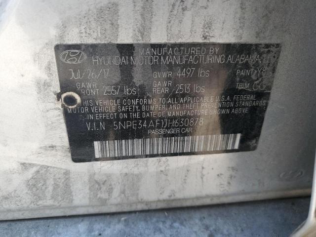 2018 Hyundai Sonata Sport VIN: 5NPE34AF1JH630878 Lot: 55115214