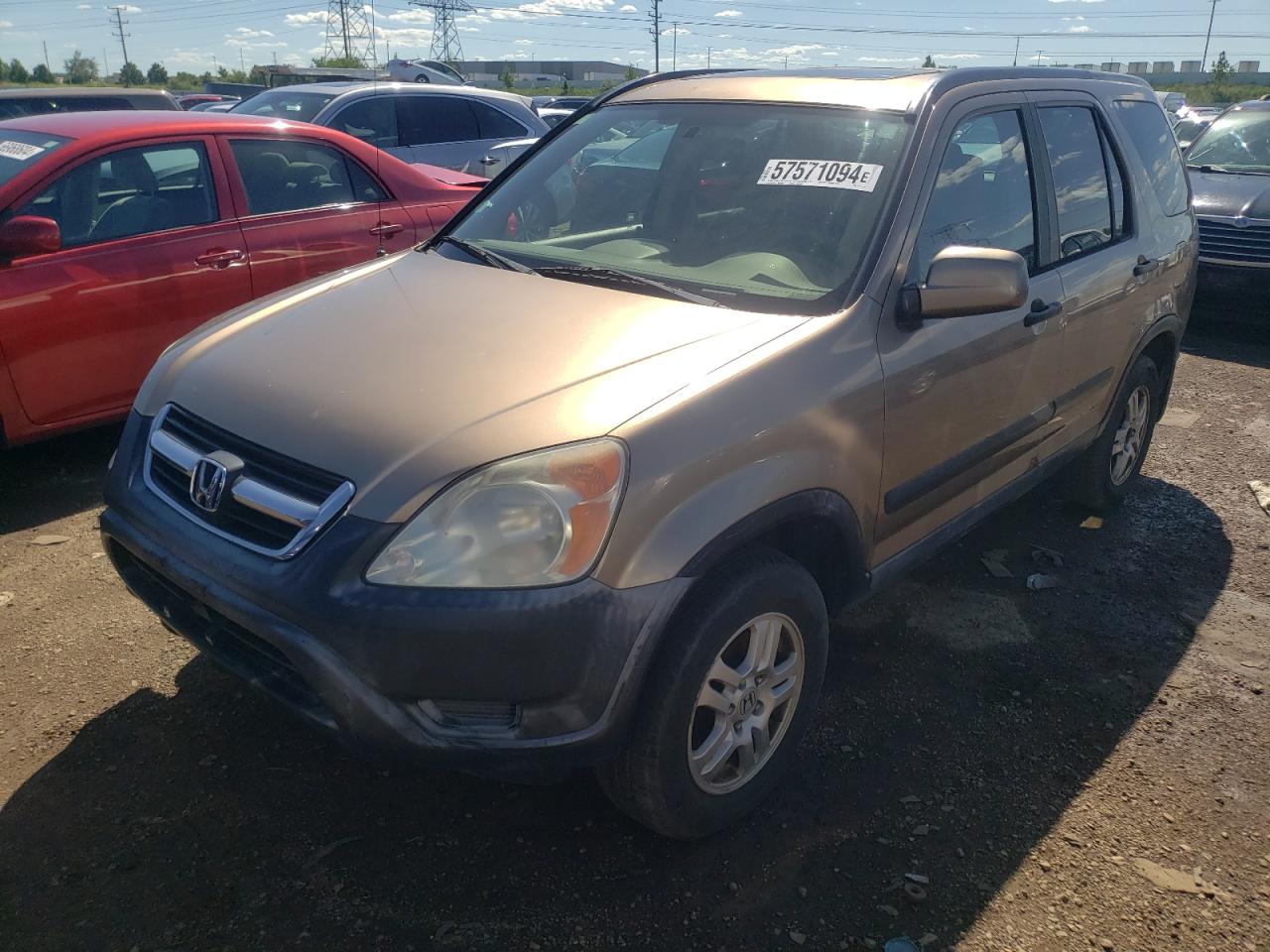 Lot #2907343986 2003 HONDA CR-V EX