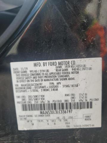 2020 Ford Ecosport Ses VIN: MAJ6S3JL3LC336197 Lot: 56324964