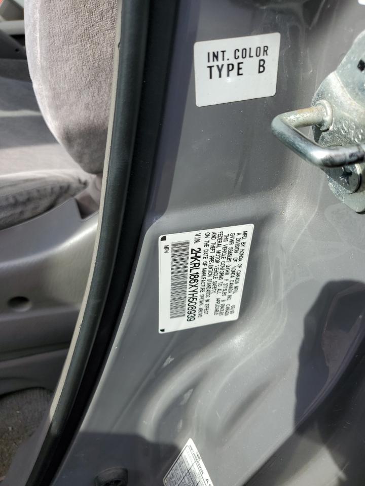 2HKRL186XYH508939 2000 Honda Odyssey Ex