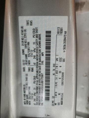 2018 FORD ESCAPE SE - 1FMCU9GD2JUB17597