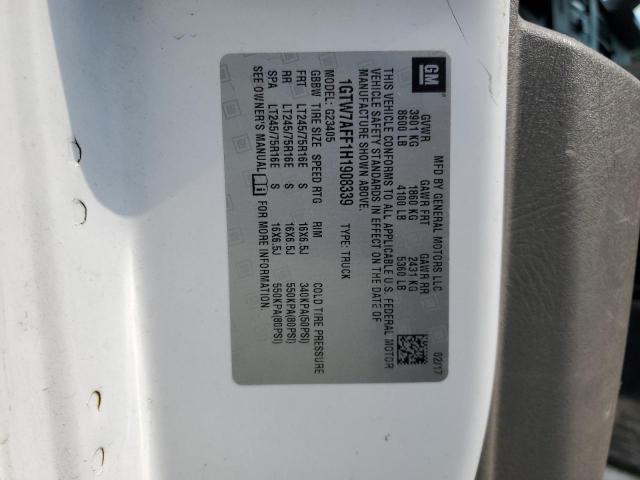 2017 GMC SAVANA G25 1GTW7AFF1H1908339