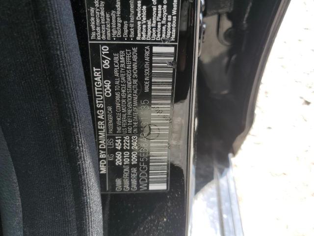 2010 Mercedes-Benz C 300 VIN: WDDGF5EB8AR131135 Lot: 57811234