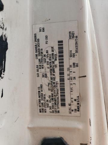 2005 Ford Econoline E250 Van VIN: 1FTNS24L75HA17791 Lot: 58617784