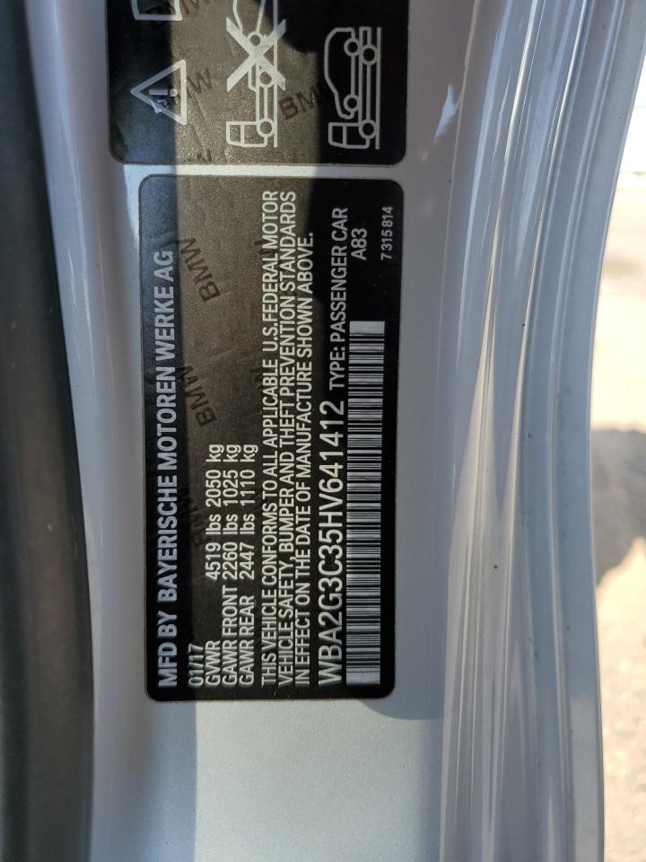 WBA2G3C35HV641412 2017 BMW M240Xi