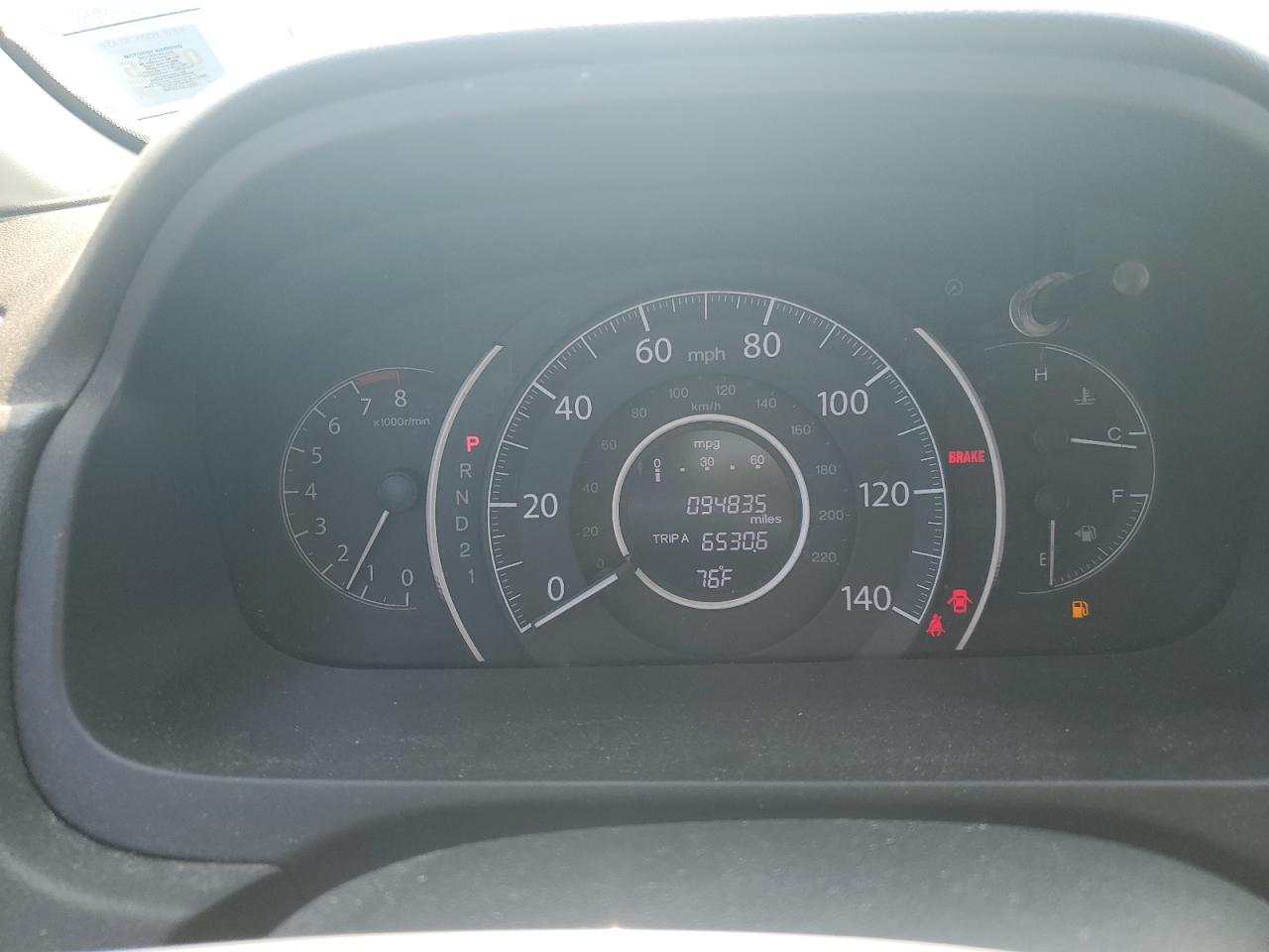 2HKRM4H74DH611372 2013 Honda Cr-V Exl