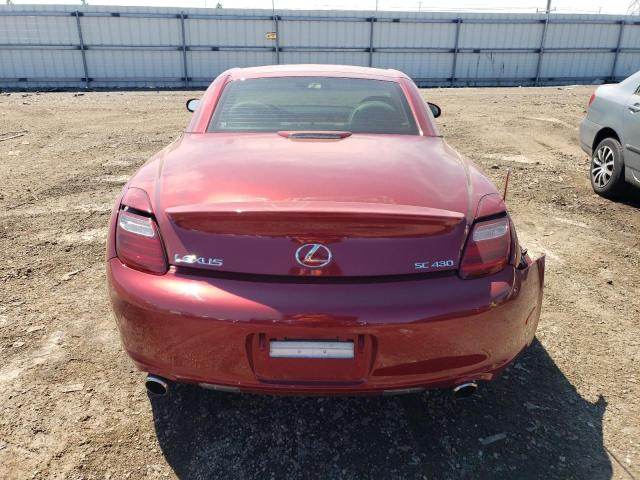 2006 Lexus Sc 430 VIN: JTHFN48Y769006362 Lot: 60438434