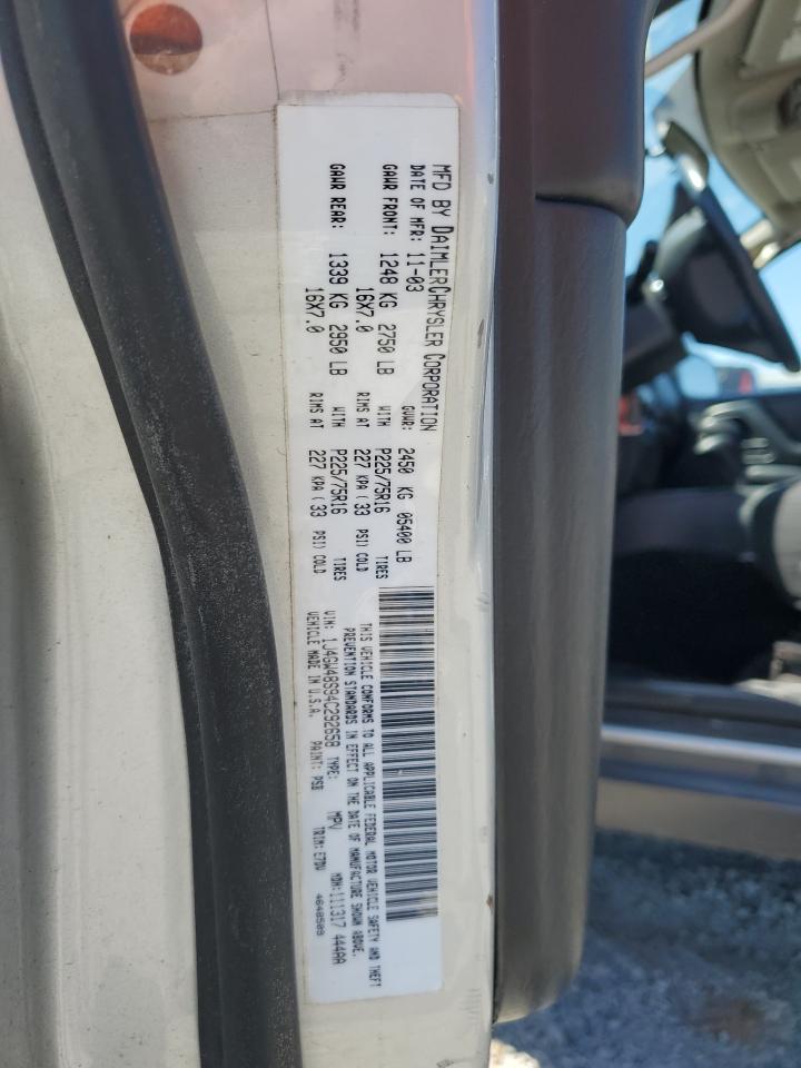 1J4GW48S94C292658 2004 Jeep Grand Cherokee Laredo