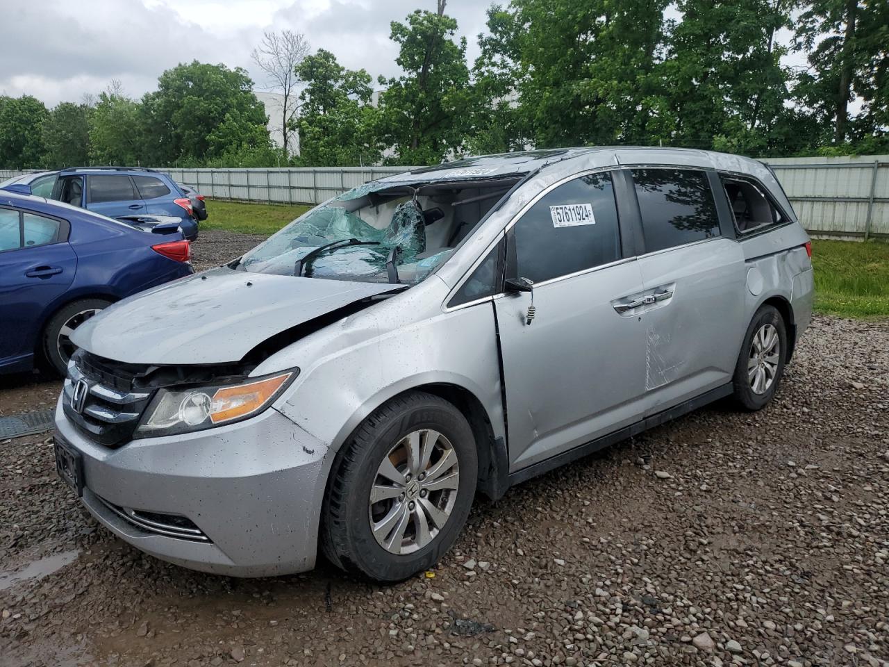 5FNRL5H64EB110692 2014 Honda Odyssey Exl