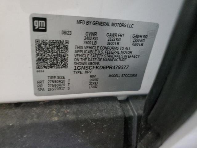 2023 CHEVROLET SUBURBAN C - 1GNSCFKD6PR479377