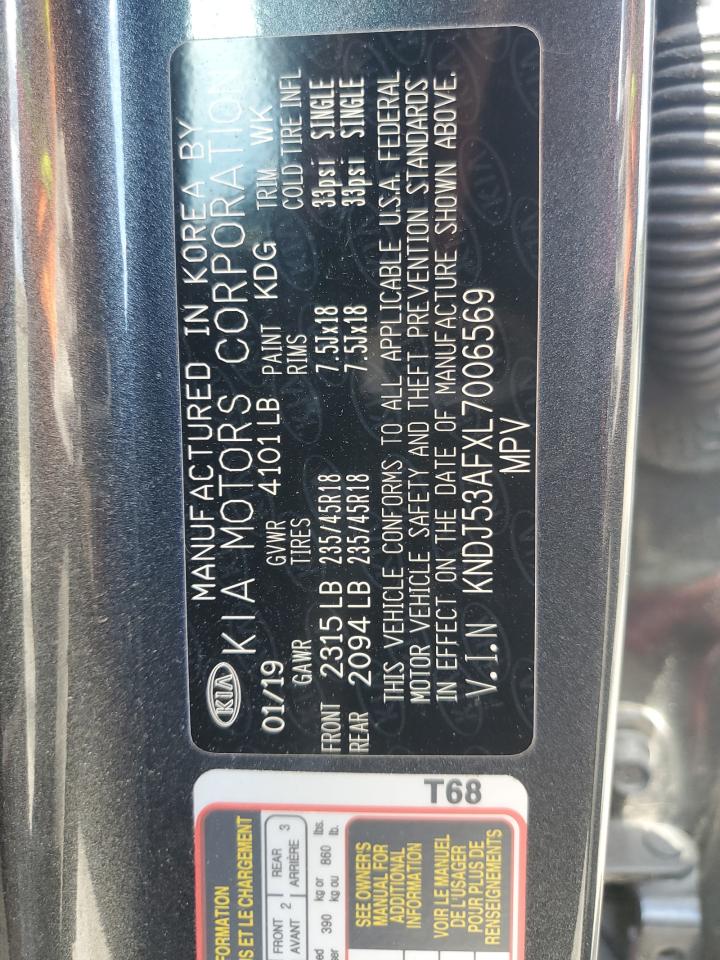 KNDJ53AFXL7006569 2020 Kia Soul Gt-Line Turbo