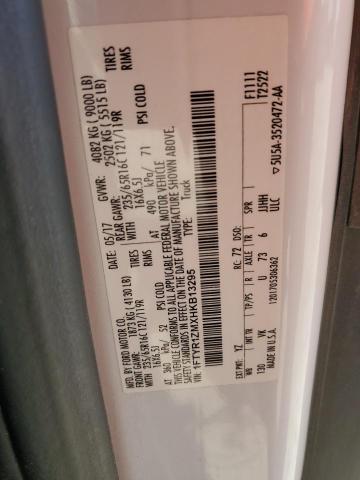 2017 Ford Transit T-250 VIN: 1FTYR1ZMXHKB13295 Lot: 57201194