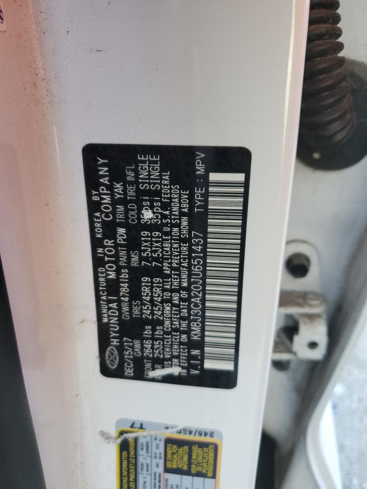 KM8J3CA20JU651437 2018 Hyundai Tucson Value