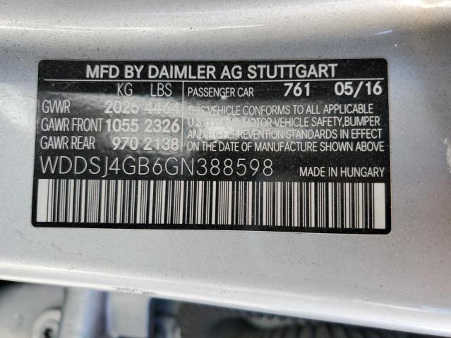 VIN WDDSJ4GB6GN388598 2016 Mercedes-Benz CLA-Class,... no.11