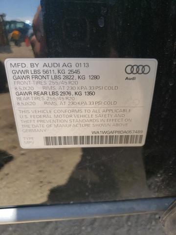 VIN WA1WGAFP8DA057489 2013 Audi Q5, Prestige no.13