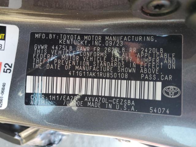 VIN 4T1G11AK1RU850108 2024 Toyota Camry, Se Night S... no.12