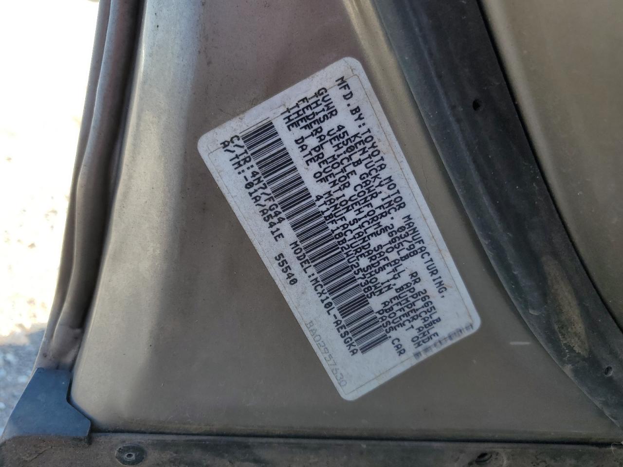 4T1BF18B2WU257385 1998 Toyota Avalon Xl