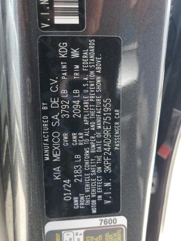 2024 Kia Forte Lx VIN: 3KPF24AD9RE751955 Lot: 57704784
