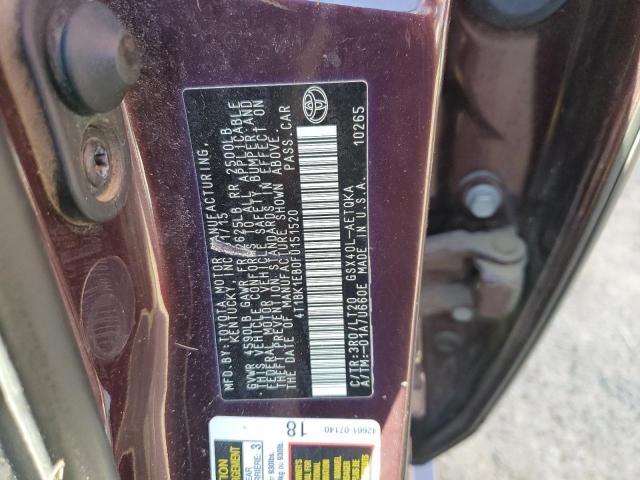 2015 Toyota Avalon Xle VIN: 4T1BK1EB0FU151520 Lot: 58172474