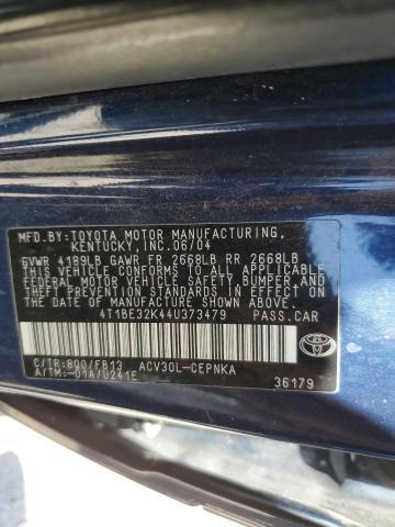 4T1BE32K44U373479 2004 Toyota Camry Le