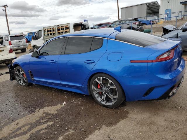 KIA STINGER GT 2018 blue  gas KNAE55LC1J6009117 photo #3