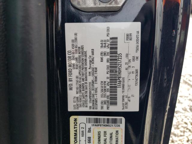 2017 Ford Mustang VIN: 1FA6P8TH0H5217235 Lot: 58863754