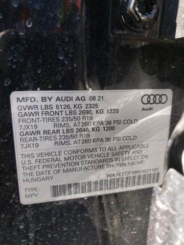 2022 Audi Q3 Premium Plus S Line 45 VIN: WA1EECF39N1021161 Lot: 58683864