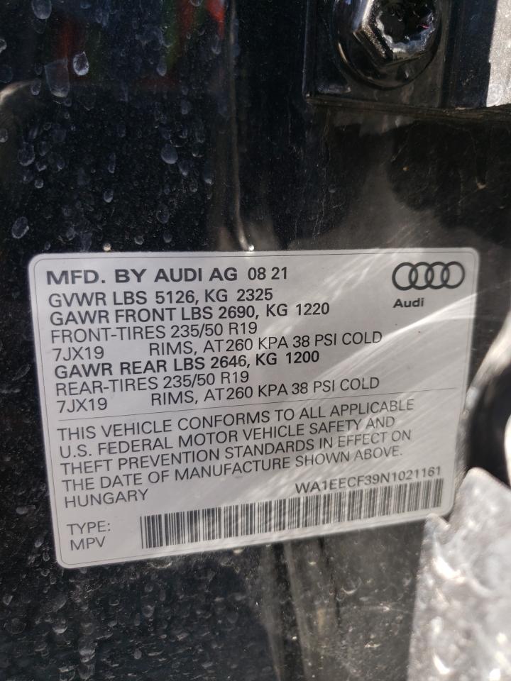 WA1EECF39N1021161 2022 Audi Q3 Premium Plus S Line 45