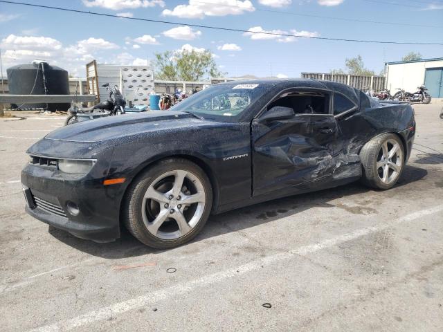 CHEVROLET CAMARO LT 2015 black coupe gas 2G1FC1E30F9115554 photo #1