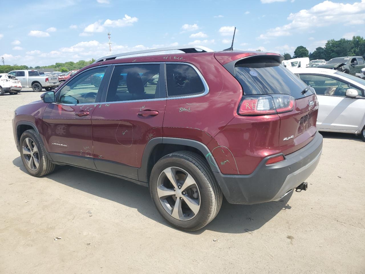 2019 Jeep Cherokee Limited vin: 1C4PJMDX2KD319597