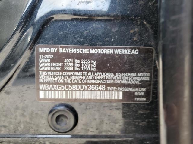 VIN WBAXG5C58DDY36648 2013 BMW 5 Series, 528 I no.12