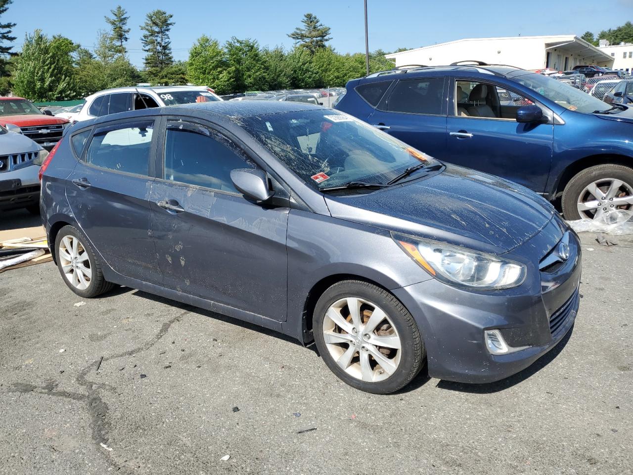 2012 Hyundai Accent Gls vin: KMHCU5AEXCU019592