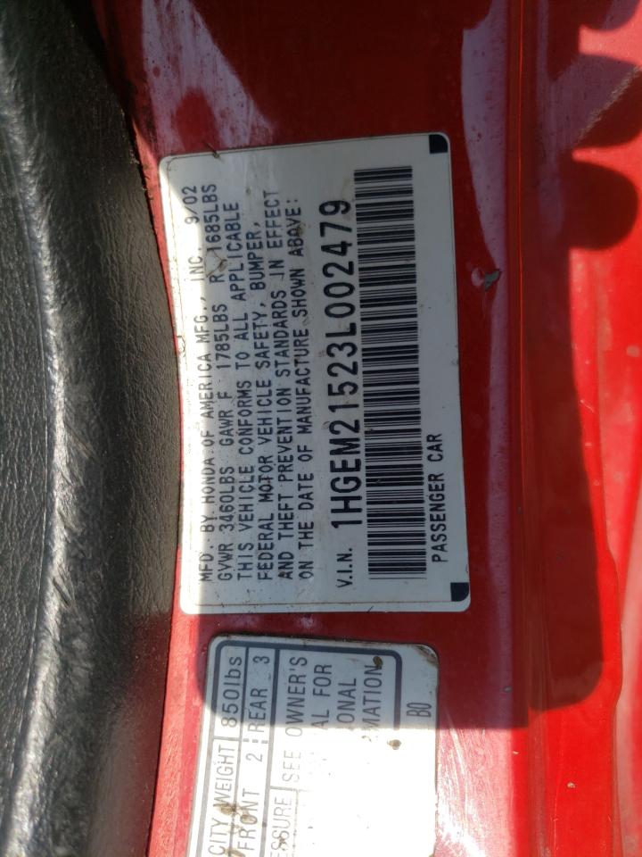1HGEM21523L002479 2003 Honda Civic Lx