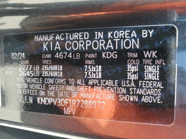 2024 Kia Sportage Ex VIN: KNDPV3DF1R7288972 Lot: 57409534