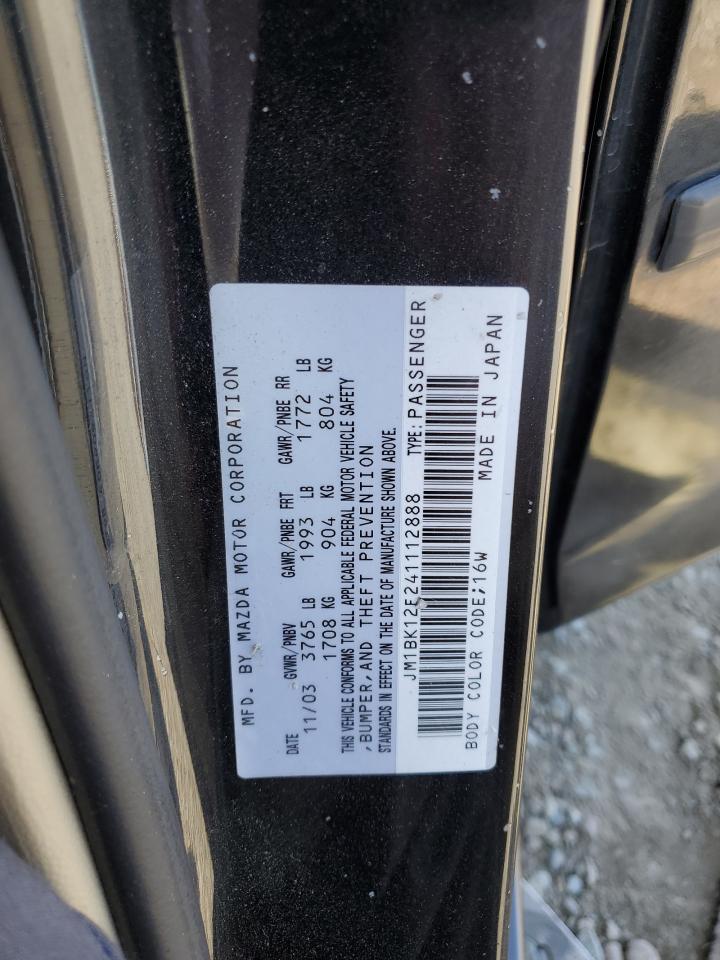 JM1BK12F241112888 2004 Mazda 3 I